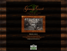 Tablet Screenshot of grassycreekvineyard.com